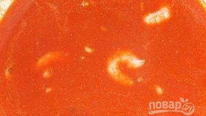 Рисовая лапша с овощами и морепродуктами