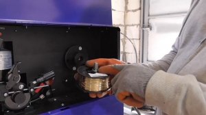 Как  установить  маленькую  катушку  в полуавтомат Оверман