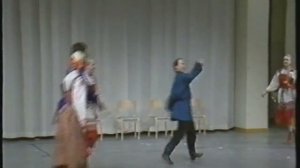 Сергей Сметанин и Северный хор в Швеции. Пляска "Крестовая на парочку". 1989г.