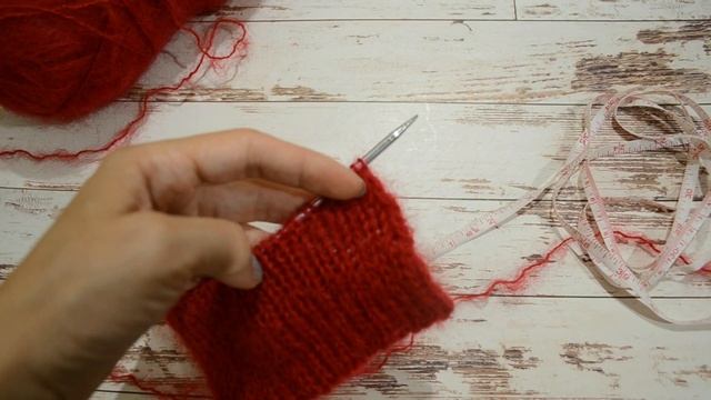 МК ДВОЙНАЯ ПОВЯЗКА ИЗ МОХЕРА. Вязаная повязка спицами. Повязка-чалма спицами