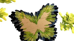 ?Бабочка из семян ясеня. Осенняя поделка