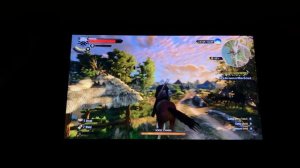 Witcher 3 Nintendo switch Portable mode gameplay