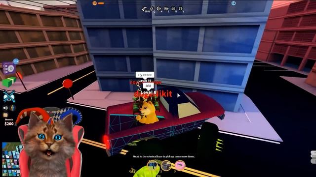 ХИТРАЯ БАНДА В РОБЛОКС ДЖЕЙЛБРЕЙК! ПОБЕГ из ТЮРЬМЫ в ROBLOX JAILBREAK / Котик Игроман смотреть онлайн