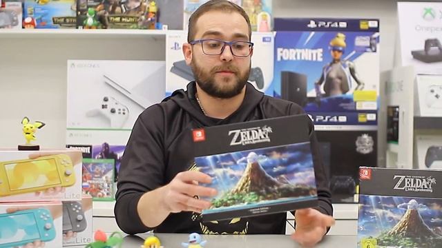 The Legend of Zelda: Link's Awakening распаковка коллекционного издания | Nintendo Switch. смотреть онлайн
