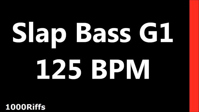 Slap Bass Metronome G1 : 125 BPM : Beats Per Minute смотреть онлайн