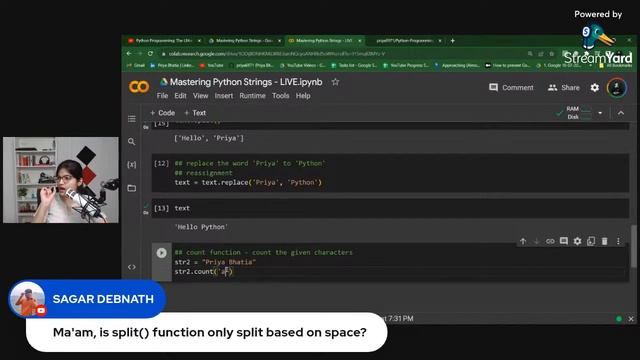 Mastering Python Strings - LIVE!