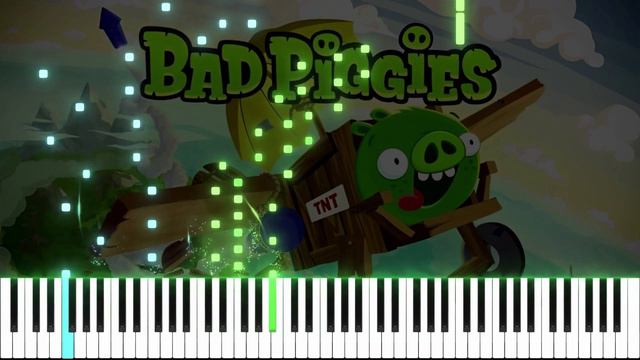Bad Piggies - Main Theme | Piano Tutorial смотреть онлайн