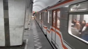 Tbilisi, Georgia metro Station Akhmetelis Teatri. Тбилиси, станция метро Ахметелис театри.