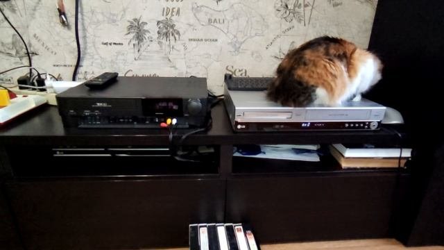 Подготовка к просмотру Перемотка VHS видеокассет на начало
