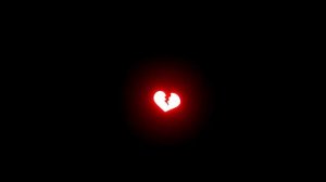 Broken Heart Vfx Neon Black Screen Effects No.- 6