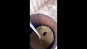 Самодельная печь для плавки алюминия.