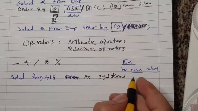 SQL Tutorials 18 - Select with Arithmetic Operators