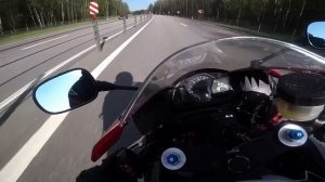 Скорость на спортбайке не понятна / honda cbr600rr /