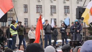 Обращение Антона Давидченко к одесситам, Куликово поле, Одесса 09 03 2014