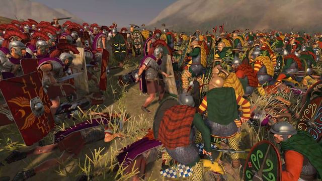 The Great ROMAN Invasion of GALLIA (50K Men Battle) - Total War ROME 2 смотреть онлайн