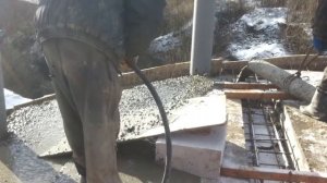Заливка балкона бетоном
