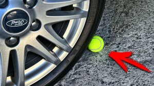 Зачем опытные водители кладут под колеса теннисный мяч? Новые автохитрости о которых знают не все