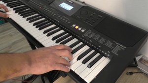 Белая метелица. Yamaha PSR E 463