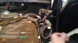 Как разобрать рамку двери Lexus ls430