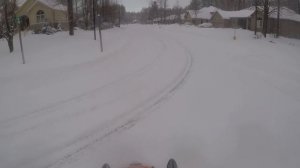 snowmobiling on ski doo 300 freestyle