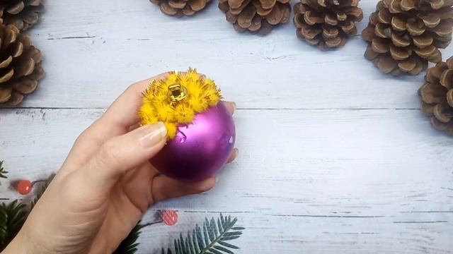 Смотрите, что получилось! Старые елочные шары + новая идея / DIY смотреть онлайн