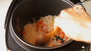 Идеальный гарнир ✿ Рис в мультиварке с овощами