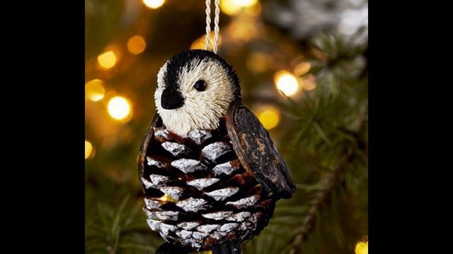 Поделки на новый год из шишек. смотреть онлайн