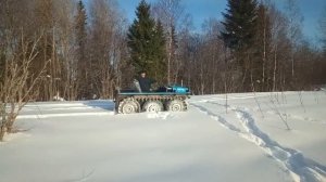 Гусеничный вездеход из Жигулей. Охотец - самый доступный вездеход.
