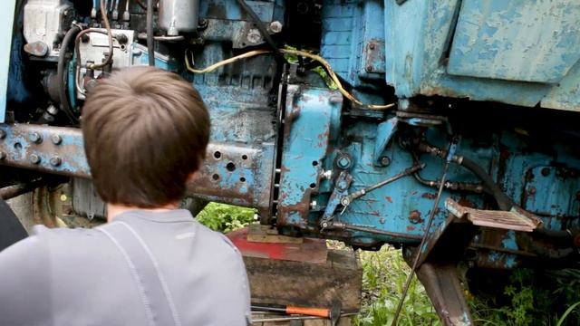 Как установить стартер на МТЗ 80