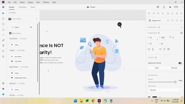 Create hamburger menu animation in Adobe XD (2021) смотреть онлайн