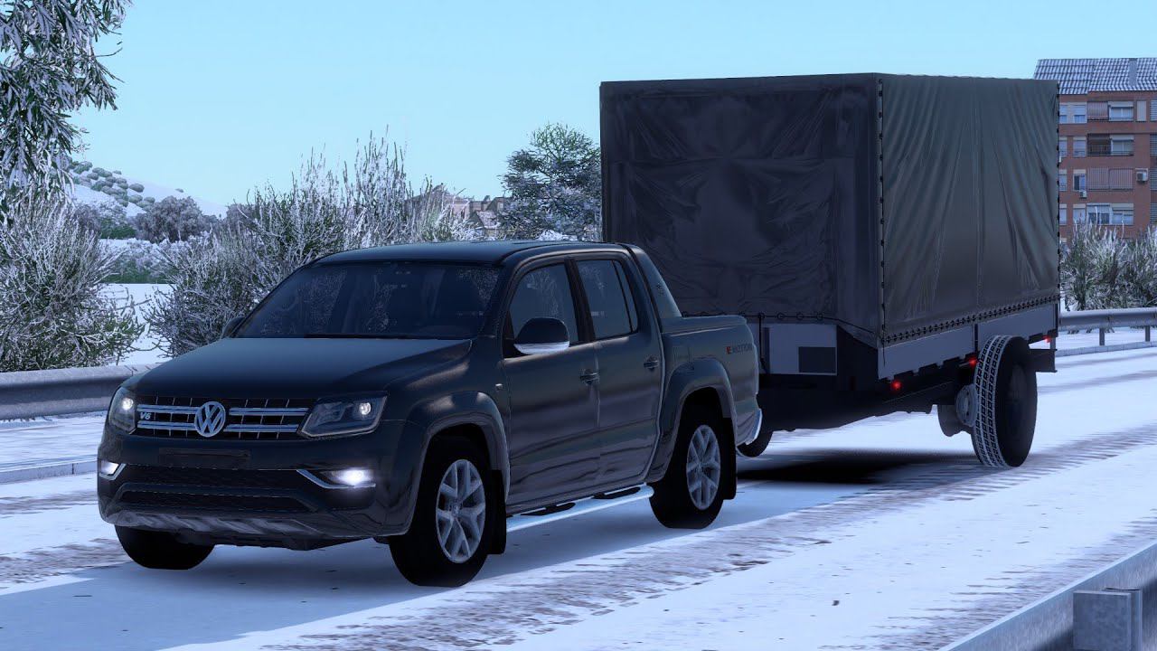 [ETS 2] Volkswagen Amarok 4Motion_Trailer Cagro Delivery смотреть онлайн