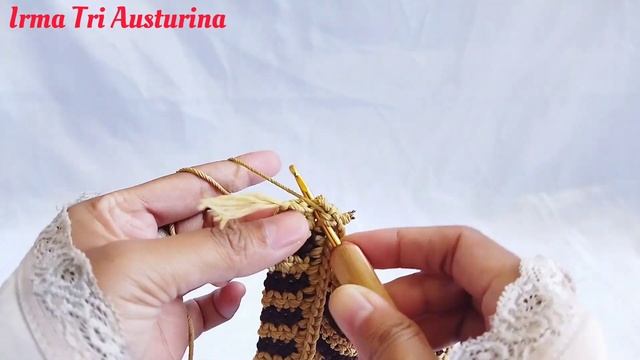 Crochet Sling Backpack || Tas Selempang dan ransel Rajut смотреть онлайн