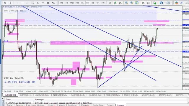 WEEKLY DAILY FOREX ANALYSIS REVIEW AND PTZ 23-27 January 2017