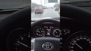 Реальный расход топлива lc200 дизель 2013 года. Москва, аэропорт внуково-МКАД.