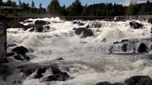Норвегия. Водопад в Хёнефоссе.