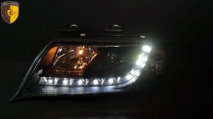 Тюнинг фары Ауди А6 С5 / Headlights Audi A6 C5 97-00 V1