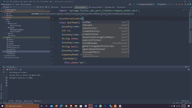 How generate JSON in Dart | JSON Serializable | Consuming a REST API in Flutter | Usage of PostMan