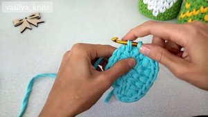 Квадрат за 15 минут! Квадрат столбиками без накида. Квадрат крючком