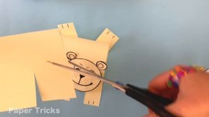 Only 5 minutes!  Paper polar bear | Как седлать бумажного медведя за 5 минут