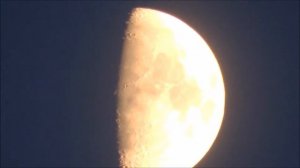 Съёмка Луны камерой Nikon Coolpix P510 с 42 кратным увеличением (без штатива)