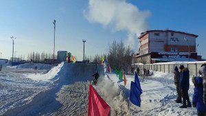 Зимний мотокрос. Новый Уренгой.