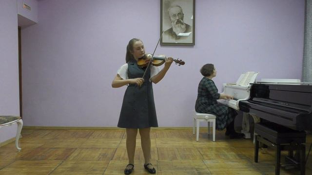 Бурдукова Вероника 12 лет. Р. Крейцер Этюд №35, Ф. Рис Непрерывное движение смотреть онлайн