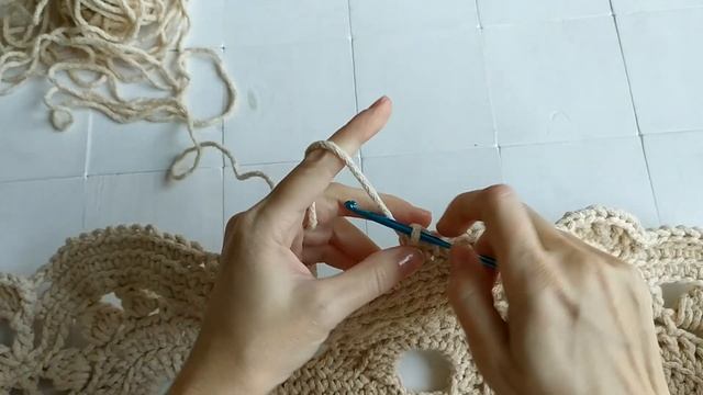 ?Ажурный? ковёр крючком 3 часть / crochet pattern