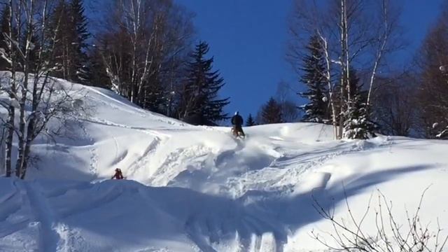 Sakhalin snowmobiling. The best and funny of 2017-2018. BRP, Polaris, Husqvarna, KTM смотреть онлайн