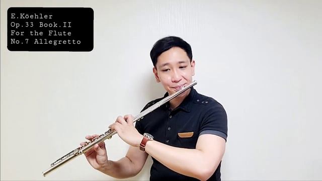 E.Köehler Op.33 Book.2 No.7 Allegretto (퀼러 플루트 연습곡 33번 2권 7번 알레그레토) смотреть онлайн