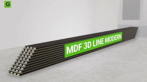 Монтаж панелей МДФ 3D LINE MODERN