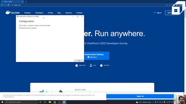 Docker Installation on Windows 10 & Windows 11 | How to install Docker? | DevOps Docker Tutorial