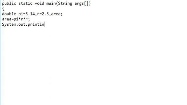 How to Find Area of Circle in Java смотреть онлайн