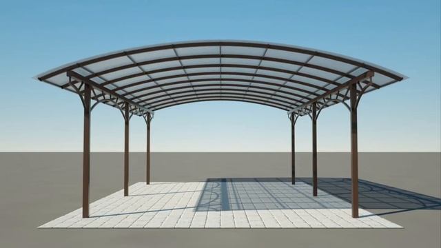 Отзыв NAVESOFF. Навес. Топ продаж. Проект навеса. 3D-проект навеса. смотреть онлайн