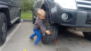 Проверка ступицы на Паджеро 4